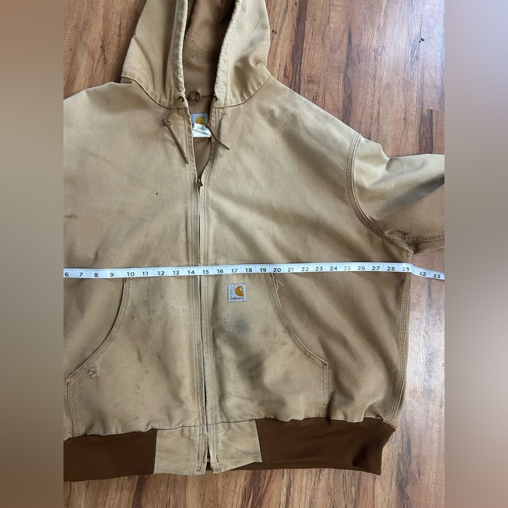 Vintage 2007 Carhartt Active Canvas Duck Jacket Mens Size 2XL - Picture 8 of 11